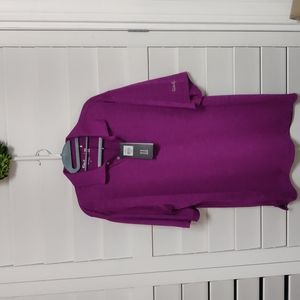 Walter Hagen size L Berry Purple polo